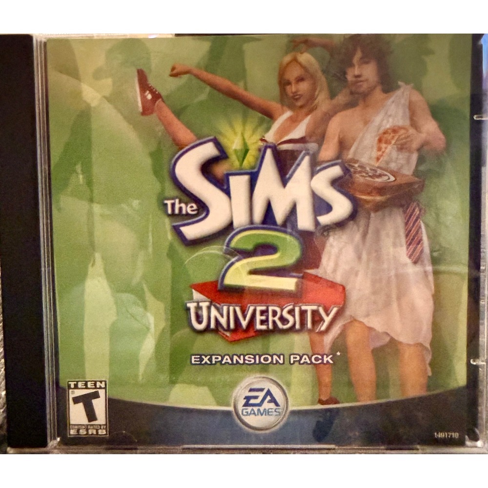 The Sims 2 University PC Expansion Pack 2-Disc Set 2005 Retro